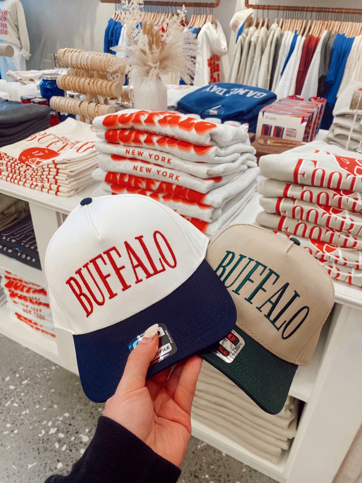Buffalo trucker hat clearance